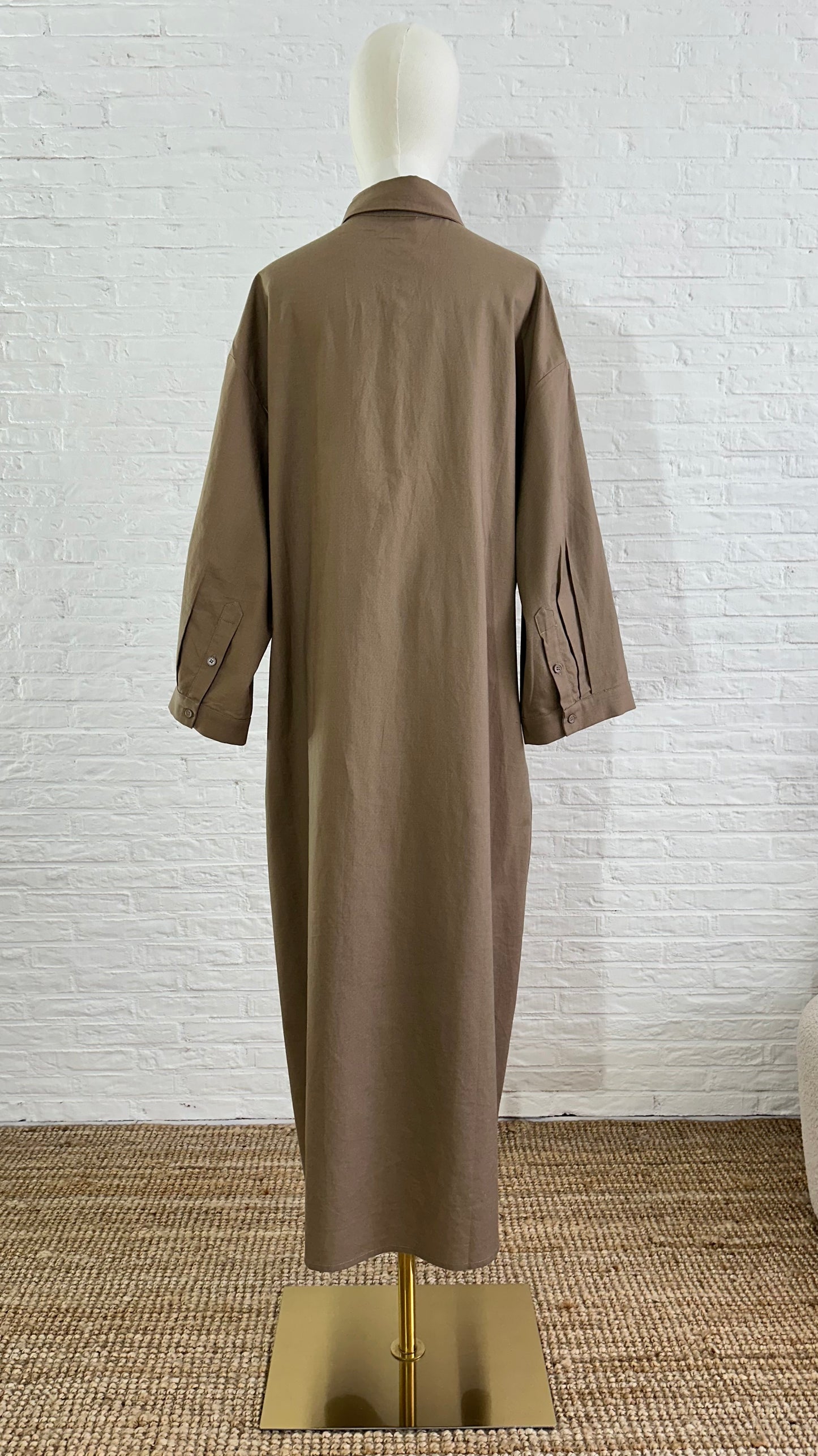 Verona Shirt Dress - Light Brown