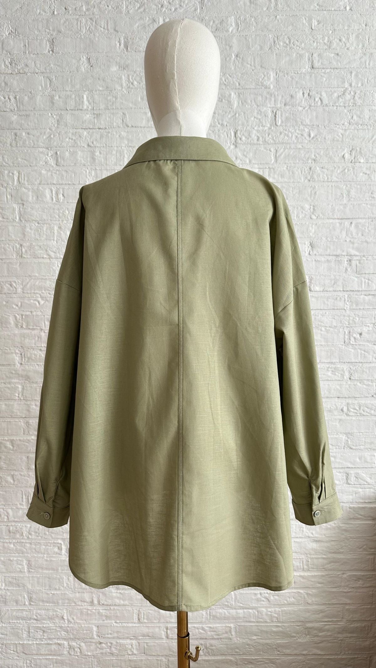 Cotton Shirt - Olive