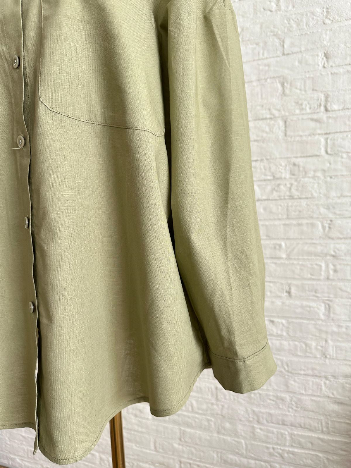 Cotton Shirt - Olive