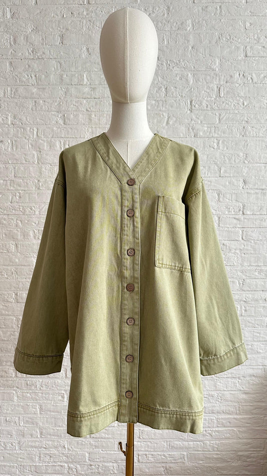 Denim Jacket - Green