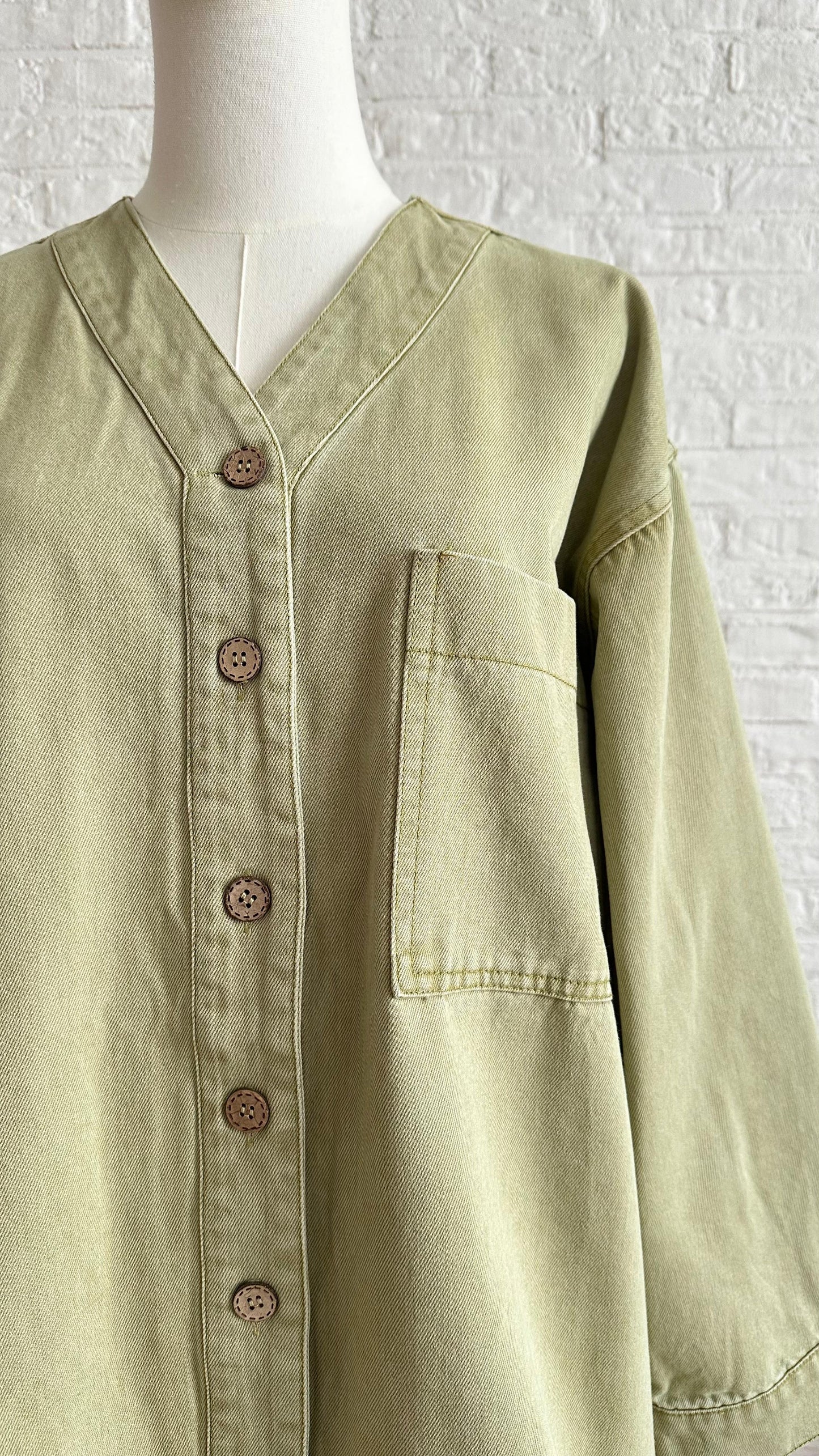 Denim Jacket - Green