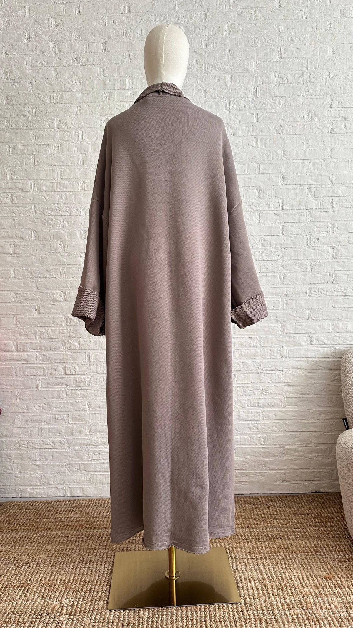 Comfy Open Abaya - Lilac