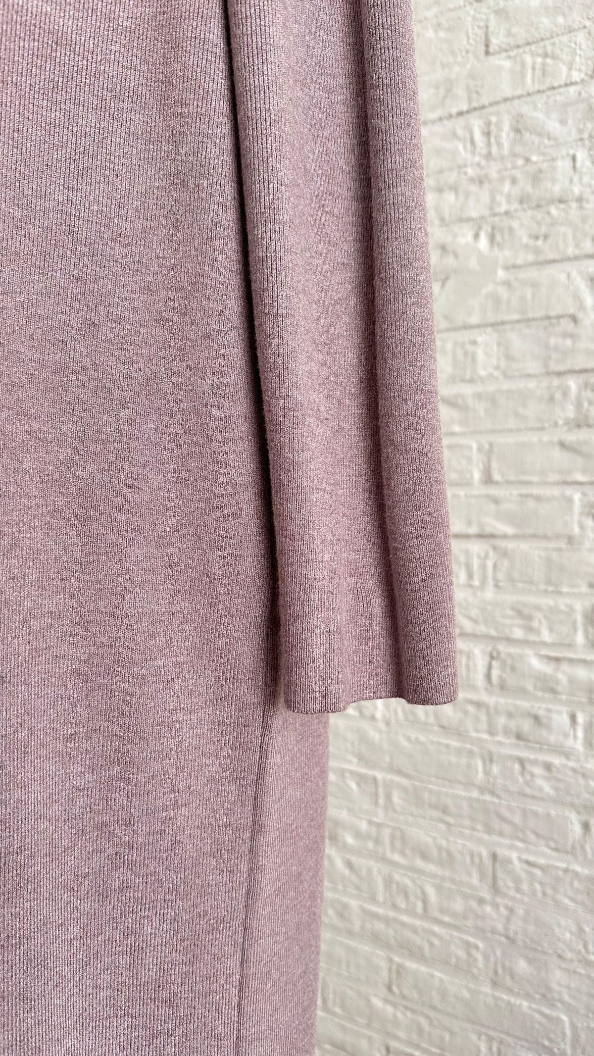 Premium Long Jumper Dress - Rose Violet